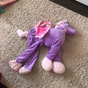 Kids overall horse dress up costume. Fits 2t-4t